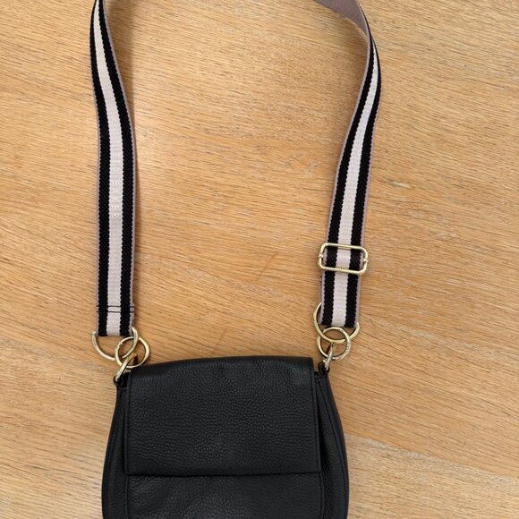 Ted Baker AMALI Black Leather Round Bag with Crossbody strap - Picture 6 of 10